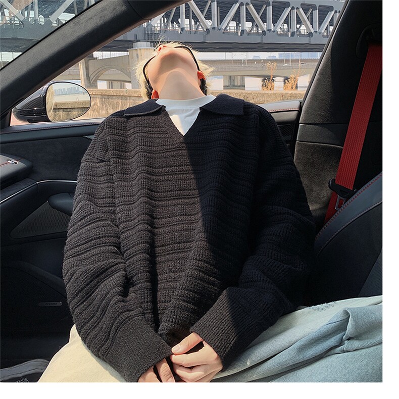 毛衣男秋冬新款港风宽松针织毛衫MYA8-P58,男装针织衫/毛衣,星座214-3