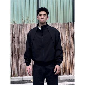 美式棒球服外套男款春秋季痞帅高级感工装飞行员夹克男生开春风衣图片