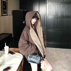 两面穿现货重磅短款座山雕棉衣男女双面穿毛毛绒棉服加厚外套，男装棉衣，电商A486