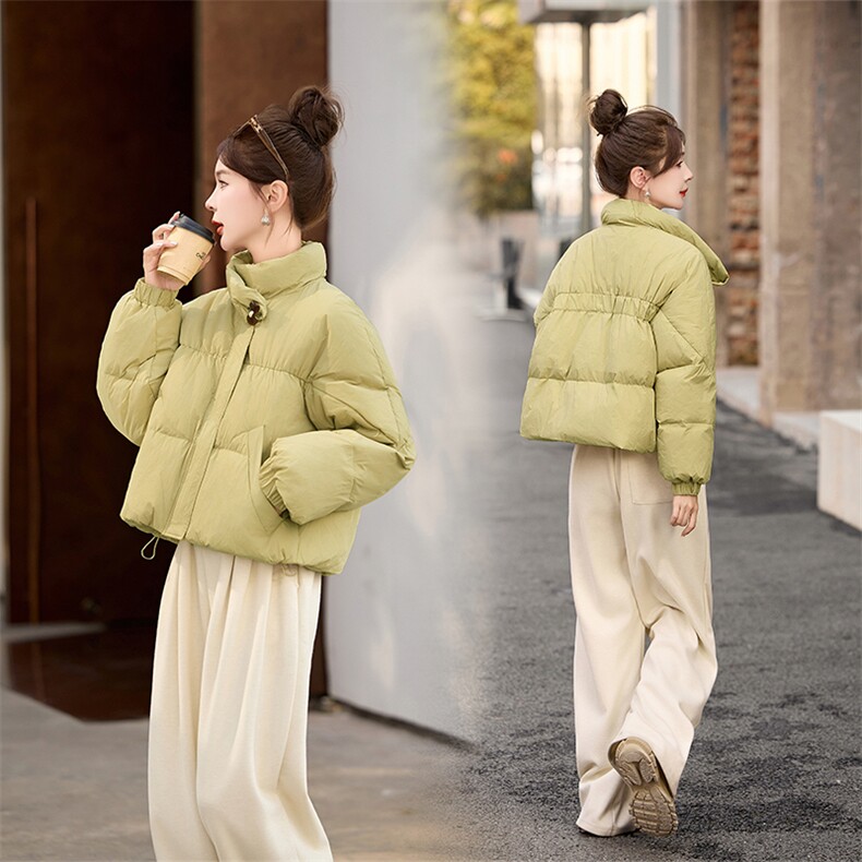 2024冬季新款时尚白鸭绒小个子外套，女装羽绒服，雅佳俏