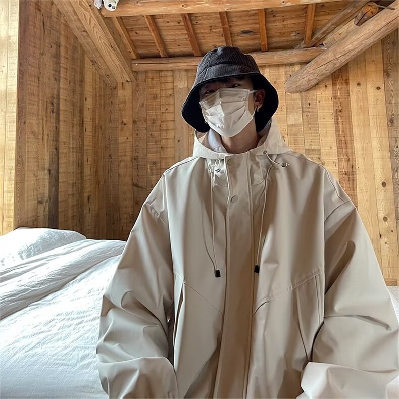秋季新款潮流冲锋衣男生连帽休闲运动飞行员夹克J8802P85,男装夹克,星座1116-2