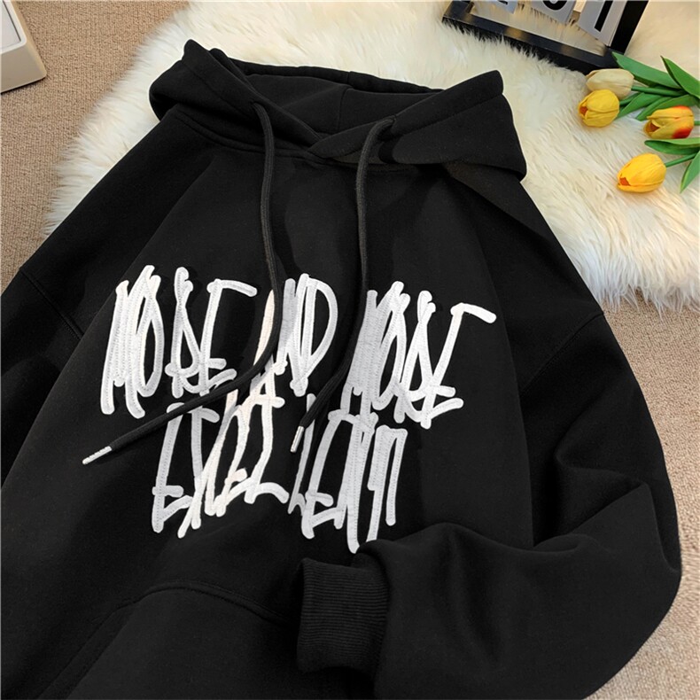 高品质现货重磅潮牌涂鸦贴布绣连帽卫衣TT012-加绒P65控89，男装卫衣，星座804-1