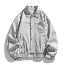 JK8867-P78L-9XL2025秋冬新款大码翻领夹克外套控138，男装夹克，星座109