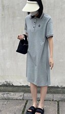 2022夏季Polo连衣裙，女装连衣裙，雷洛奇丽