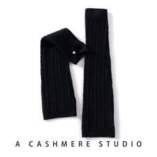 2025年秋季新款坑条针织羊绒手臂套时尚休闲通勤百搭，手套，思琳羊绒