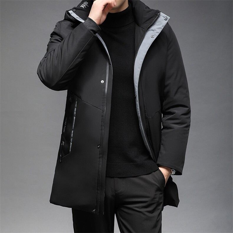 冬季脱卸内胆羽绒服休闲中年男拆卸帽外套爸爸装GSNA21587-P235,男装羽绒服,电商B212（原钱塘6029）