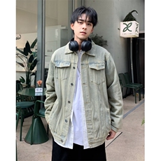 秋冬潮流石磨洗日系宽松版多口袋牛仔外套男士潮牌工装夹克JK699，男装夹克，星座1116A-1（原606A）