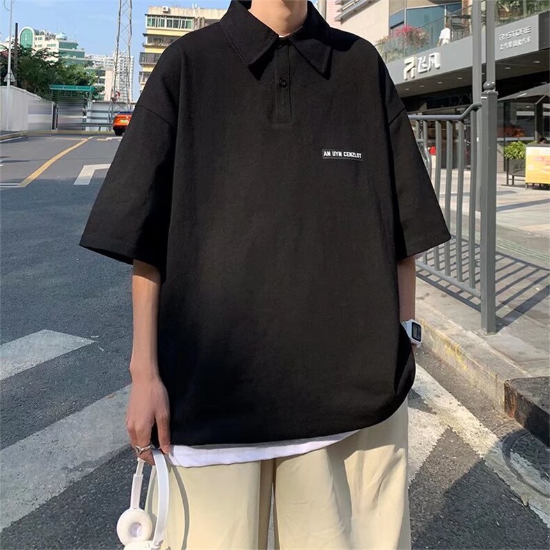 男春季polo潮流时尚休闲短袖T185P32图片