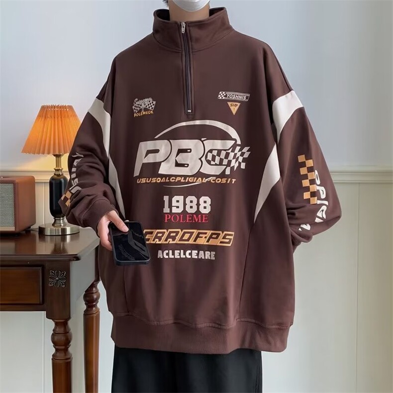 男秋季2022新款长袖夹克外套机车服W33P43,男装夹克,星座1116-2