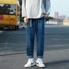牛仔裤男夏季潮大码休闲裤子高街N674P42，男装牛仔裤，星座1116-2