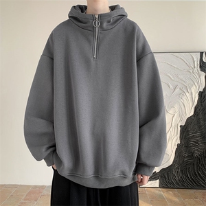 WY6602特批45加绒特批55华棉复合牛奶丝大口袋大码连帽卫衣现货