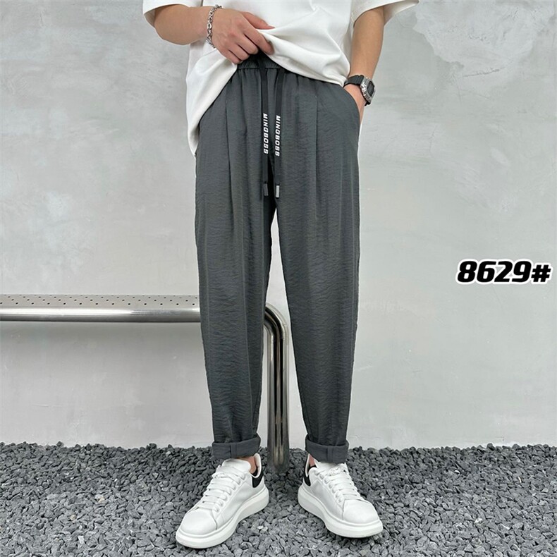 男休闲裤士冰丝轻薄柔顺休闲薄款长裤DS-A329-K8629-P60,男装休闲裤,电商A329