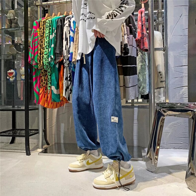 男春季潮流时尚休闲长裤灯芯绒长裤KZ55P30,男装休闲裤,星座1116-2