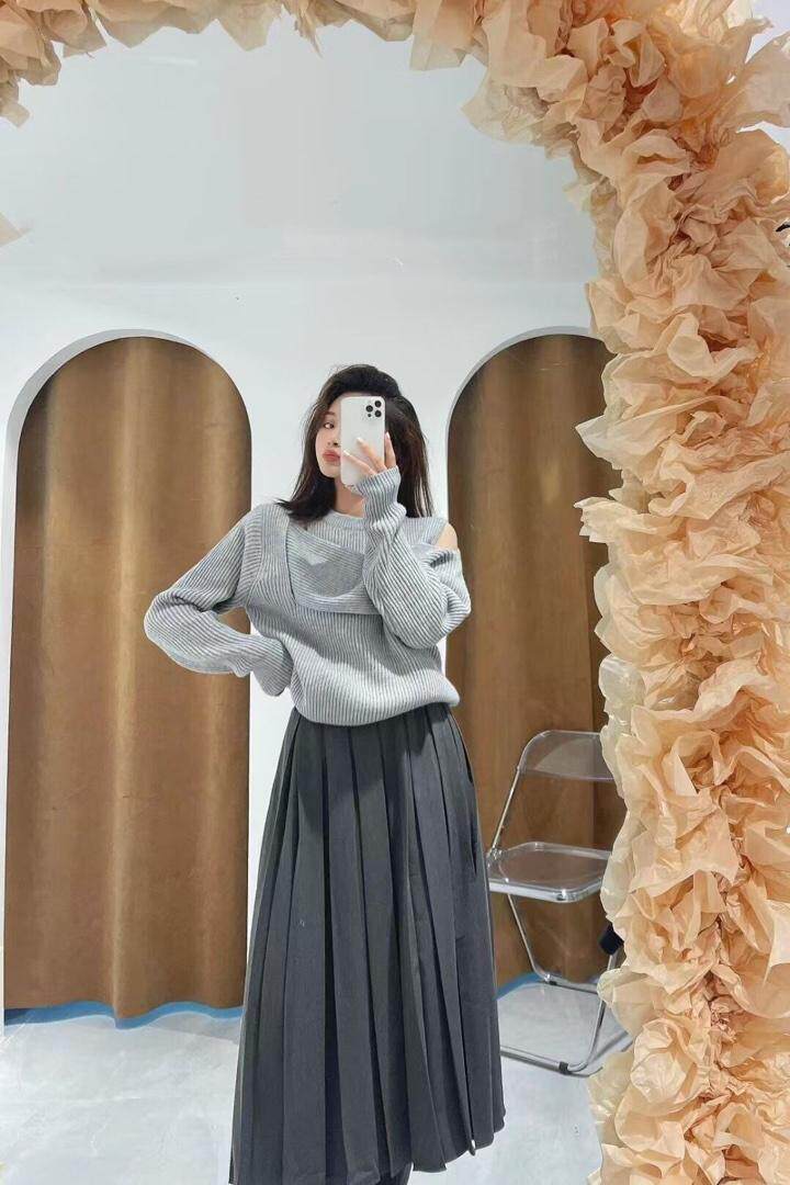 新款设计感超强款毛衣，女装针织衫/毛衣，SMOOTH