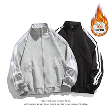 加绒加厚运动服套装W4641JR（加绒）特P53/K8579JR（加绒）特P43，男装休闲套装，电商A007