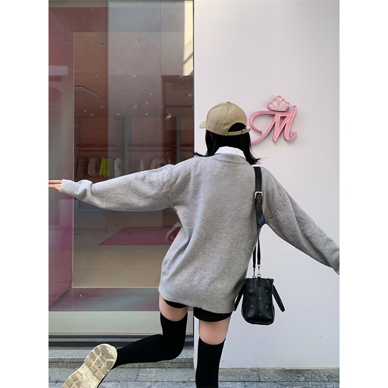 重磅秋冬男女纯色打底针织衫圆领套头半高领毛衣美式复古休闲上衣,男装T恤,电商A443