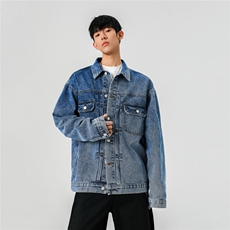 25款抖音品质牛仔夹克宽松韩版工装潮流水洗外套N995/P98148，男装夹克，星座202