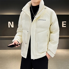 高品质立领拼接羽绒服男士冬季新款潮流帅气轻薄外套高品质男装，男装羽绒服，星座1013