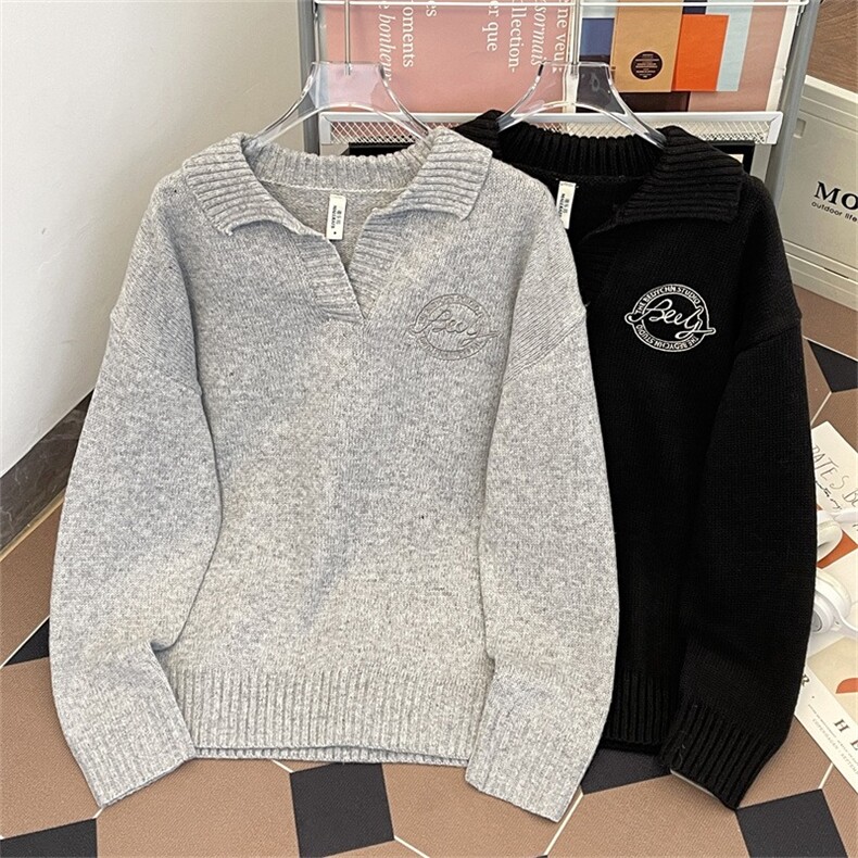 美式复古秋冬氛围感套头毛衣M5301P55,男装针织衫/毛衣,星座1116-2