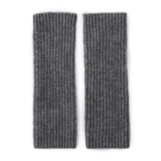 2025年秋季新款百搭坑条双股加厚长款保暖半指手套，手套，窄众羊绒