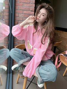 新款设计感撞色洋气防晒衣图片