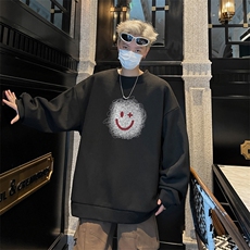 华夫格！华夫格上衣男圆领华夫格卫衣男大码长袖t恤男HY213-特P23，男装T恤，电商B367