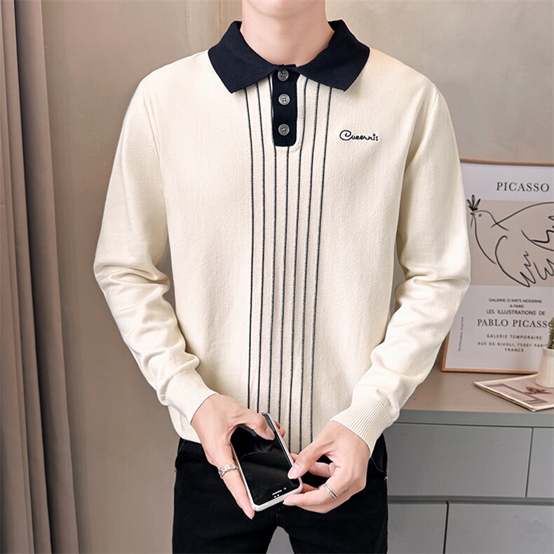 2025秋款店主风毛衣男时尚外套休闲男针织衫上衣B317/M8519/P78,男装针织衫/毛衣,电商B317