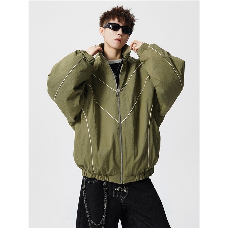可二开机能防寒棉服M-5XL大码涤纶棉服男白底78176P138控198,男装棉衣,星座226-1