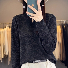 2025年秋季时尚百搭通勤简约休闲套衫，女装针织衫/毛衣，森墨