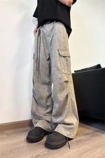 903-AK08-特P60【S-3XL】美拉德复古卡其沙色工装裤!3，男装工装外套，星座903