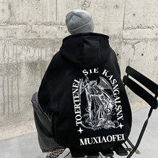 抖音供货、复合重磅360克现货连帽卫衣宽松D223A-WY2387-特P35，男装卫衣，电商019-1