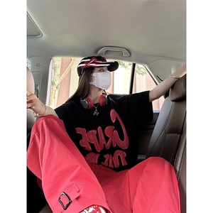 B221 美式ins街头hiphop宽松休闲多口袋工装裤子 LK23120-P65控88图片
