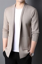 外套男春秋季2023新款高端开衫商务男装中年时尚潮牌男士夹克，男装西服，电商B212（原钱塘6029）