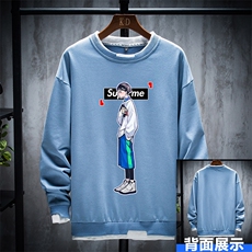春季新款潮流男士长袖t恤时尚圆领卫衣电商A158-2-C2606，男装T恤，星座313B-2