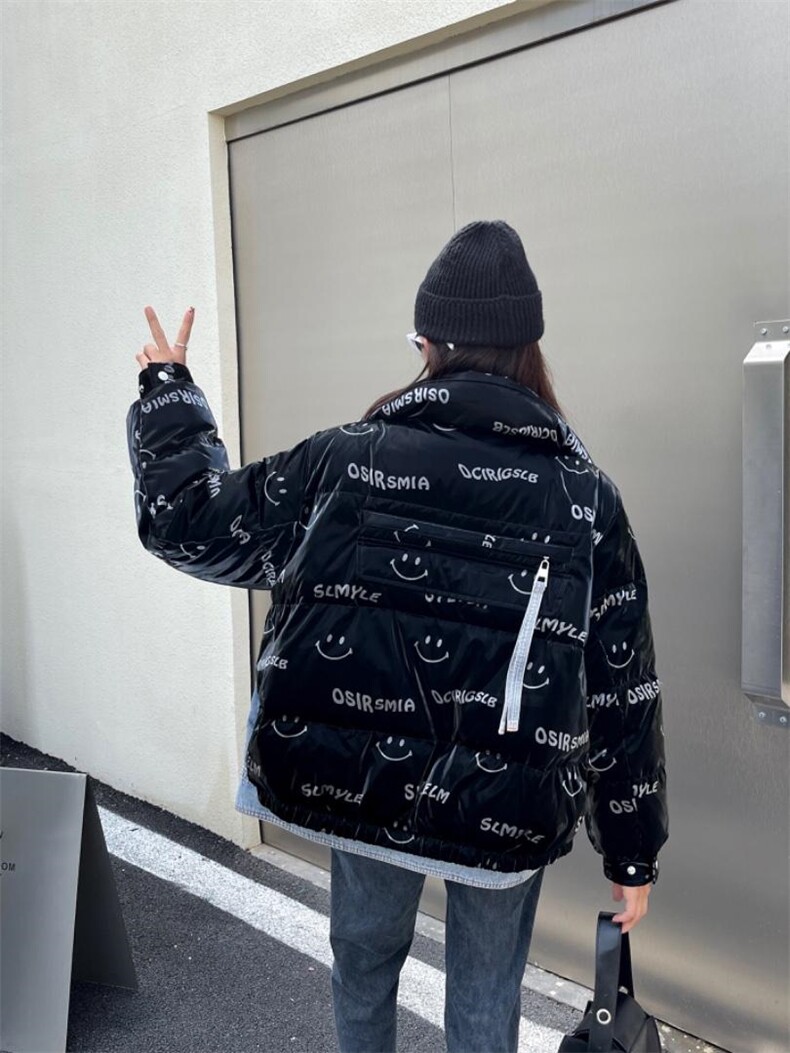 90绒:拼接牛仔，其它，昕叶良品