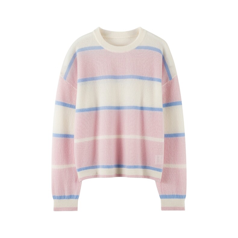 2025年秋季常规套头单件长袖圆领，女装羊绒衫，绒知纯羊绒