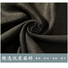 风纯亚麻百搭T纯色圆领短袖T恤星座815-8617p85，男装T恤，星座815（原A203）