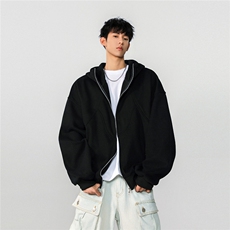 XZ809A/XS07/特P75/控118/加绒特P85/控128重磅连帽开衫卫衣，男装卫衣，星座809A(原222-1)