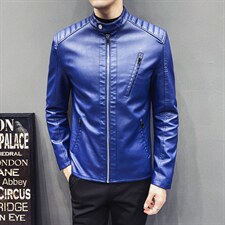 2023秋冬社会小伙PU皮衣男生机车皮夹克帅气休闲外套LE601-P95，男装皮衣，星座1105-3