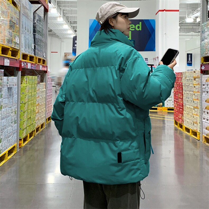 冬上新加棉清新棉服潮中性风立领棉衣外套男女8349-P115控价158,男装棉衣,电商A441-1