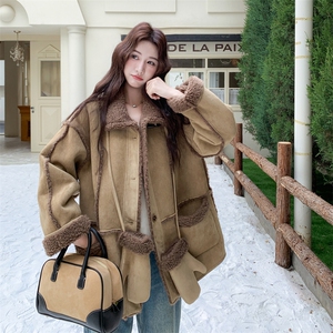 25冬新款皮毛一体棉服5557-P225-K338图片