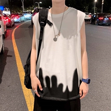 宽肩运动背心夏速干无袖2021学生训练服宽松坎肩篮球衣T624-P20，男装T恤，星座512-2