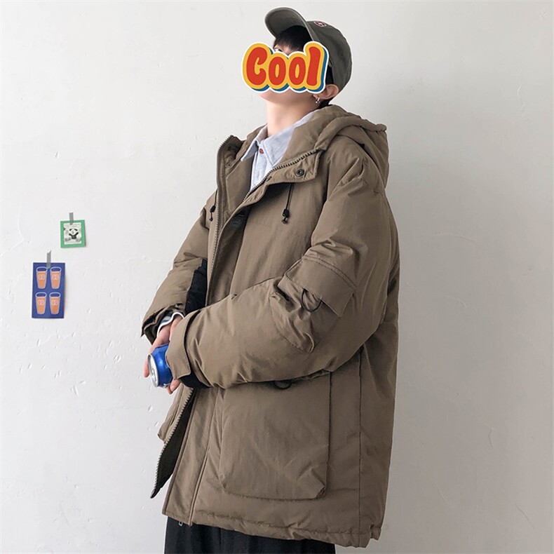 【】A003-HY8003-P135秋冬新款多口袋时尚连帽棉衣几物2,男装棉衣,电商A003