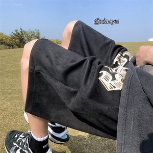 XZ616 夏季新款麂皮绒发泡短裤休闲裤 TY849 P45控55图片