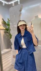 一杭王炸款牛仔丝套装，女装职业装，一杭