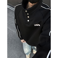运动休闲刺绣polo领卫衣男cp109-特p65，男装卫衣，电商B371