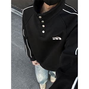 运动休闲刺绣polo领卫衣男 cp109-特p65图片