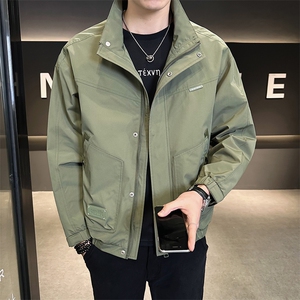 工装夹克男休闲上衣 多口袋立领夹克 DS-A329-ZL2402-P95图片