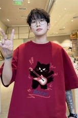 得物抖音直播重磅280克TB4337批28短袖T纯棉220克T4337P20控38，男装T恤，电商C408(原B339-1)