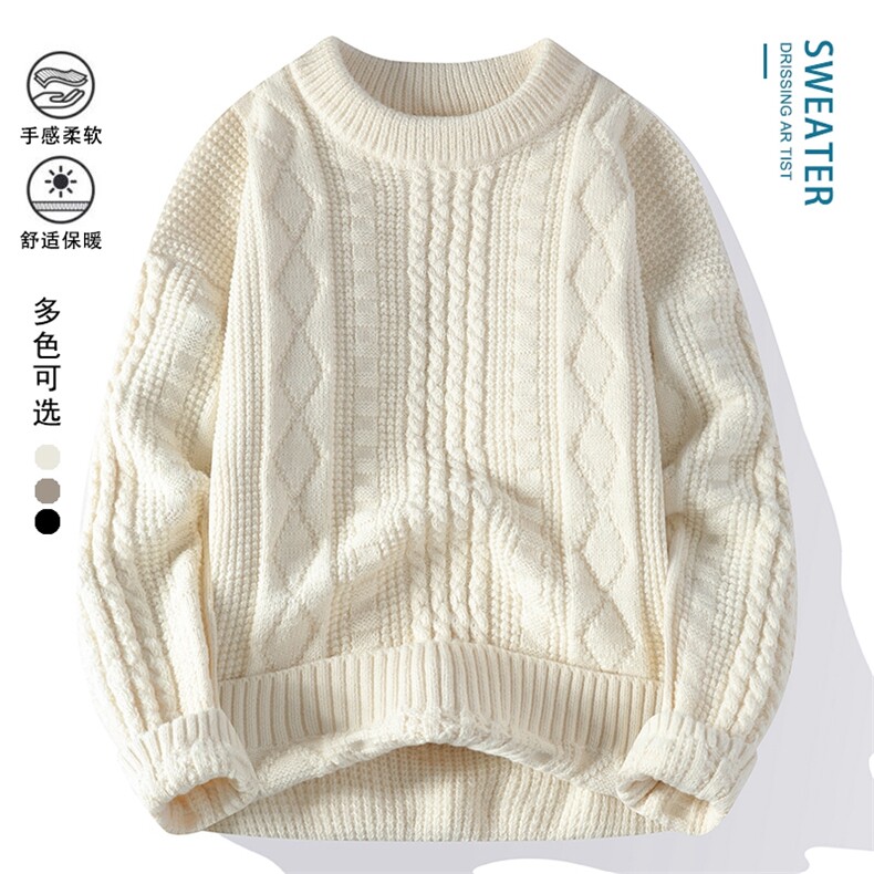 毛衣男秋冬高品质男士休闲圆领针织衫毛衣310B-3-3901-P51,男装针织衫/毛衣,星座310B-3